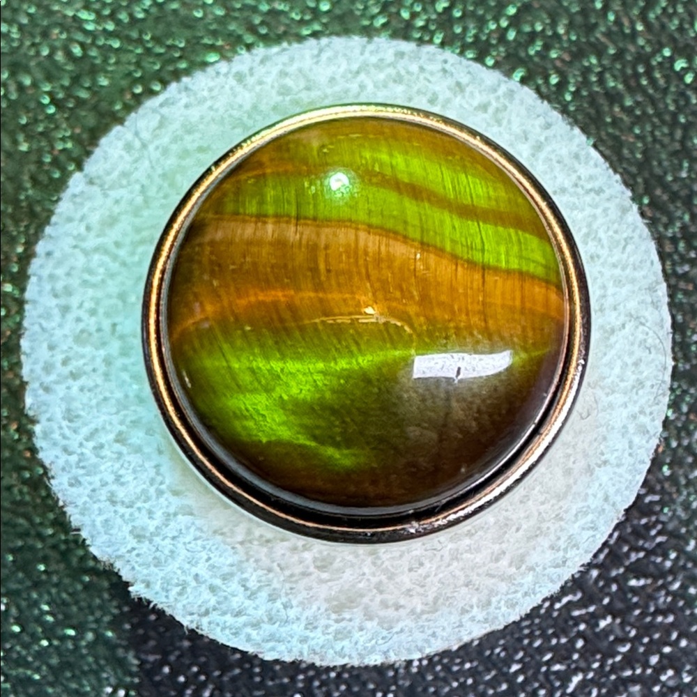NUGZ USA 20mm Faux Tiger Eye Stone #2